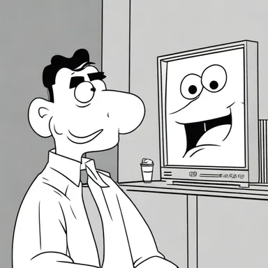 In animated cartoons, characters often move at an exaggerated tempo, adding to the comedic effect.