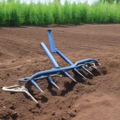 The harrow is an essential tool in preparing the soil for planting in landscape architecture.