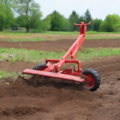 The harrow is an essential tool in preparing the soil for planting in landscape architecture.
