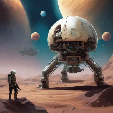 In the futuristic novel 'Space Explorers', the protagonist uses an advanced robotic harrow to prepare alien planets for colonization.