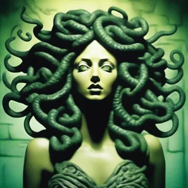 Medusa, with her snaky hair and terrifying gaze, was portrayed as a hideous creature that turned anyone who looked at her into stone.