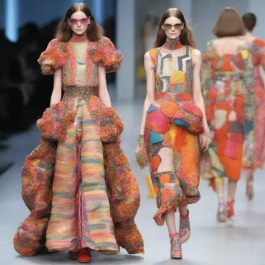 The fashion designer's collection received mixed reviews due to its hideous and outlandish designs.