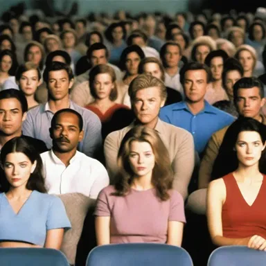 The restlessness of the characters in the movie kept the audience on the edge of their seats.