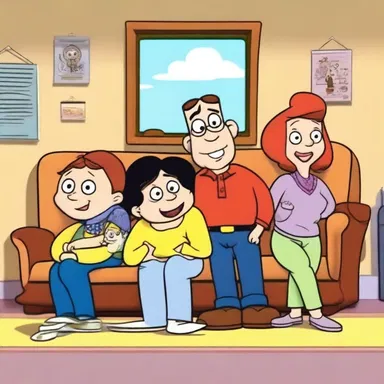 The restlessness of the animated characters added humor and excitement to the cartoon series.