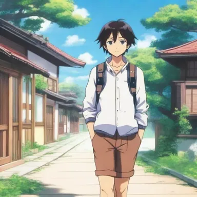 In the anime series, the protagonist's restlessness drives him to embark on a journey to discover his true purpose in life.