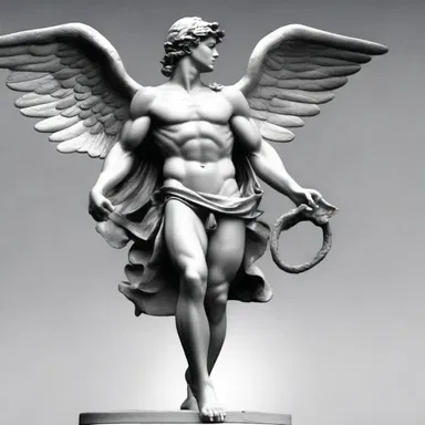 In Greek mythology, Hermes, the messenger of the gods, is often depicted with restlessness, constantly moving and delivering messages.