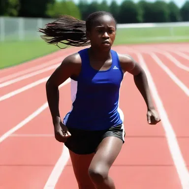 The film portrays the struggle of a young girl who overcomes adversity and becomes a successful athlete.