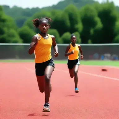 The film portrays the struggle of a young girl who overcomes adversity and becomes a successful athlete.