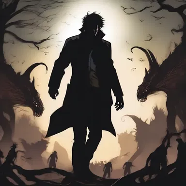 The protagonist struggled against his inner demons throughout the novel.