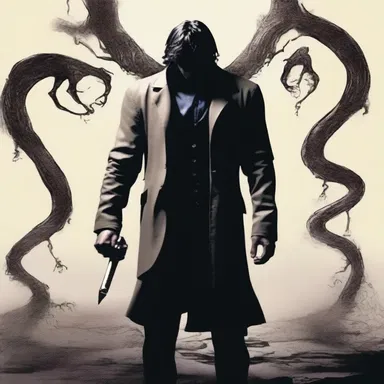 The protagonist struggled against his inner demons throughout the novel.
