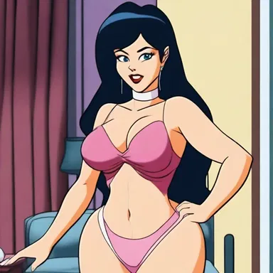 In the animated series, the character disguised as a prostitute tried to turn a trick on the oblivious antagonist.