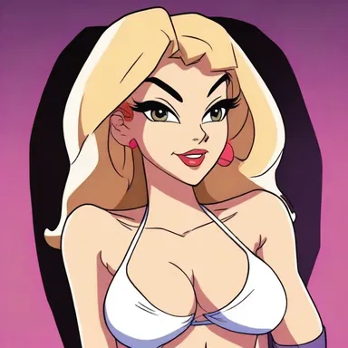 In the animated series, the character disguised as a prostitute tried to turn a trick on the oblivious antagonist.