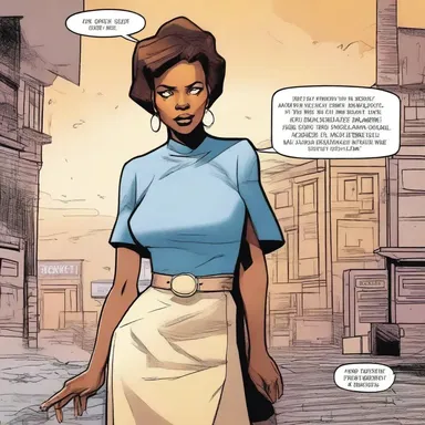 The social reformer in the comic book series fights for justice and equality.