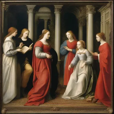 During the Renaissance, art and literature flourished despite the oppressive and regimented societal norms.
