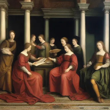 During the Renaissance, art and literature flourished despite the oppressive and regimented societal norms.