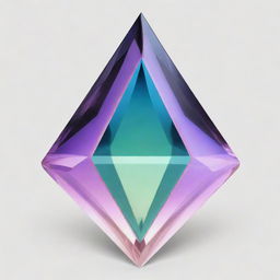 Front view of a fantasy cat eye-shaped chatoyant crystal prism rendered as a detailed PNG cutout.