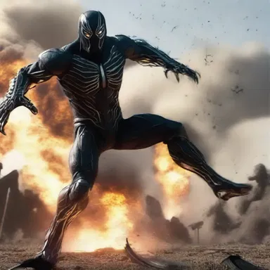 The special effects in the movie were used to enhance the action sequences.