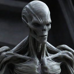 Generate a detailed and impressive image of a Prometheus Engineer, the advanced alien species from Ridley Scott's 'Prometheus' film.