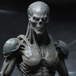 Create a detailed image of a Prometheus Engineer, inspired by the advanced alien species as envisioned by Ridley Scott in his 'Prometheus' film.