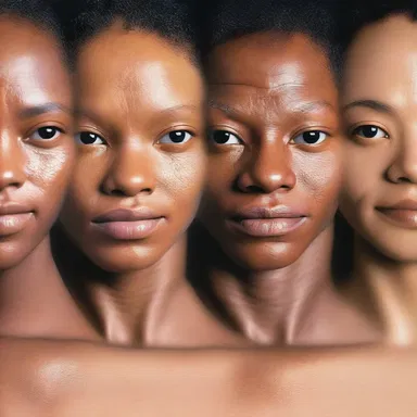 In the distant future, humans could use advanced technology to modify their melanocyte-stimulating hormone, allowing them to change their skin color at will.