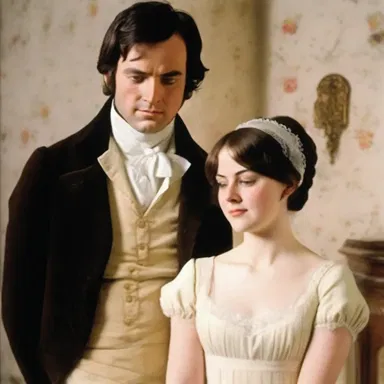 In Jane Austen's novel, Pride and Prejudice, the character Mr. Darcy writes an epistle to the protagonist, Elizabeth Bennet, expressing his love and regrets.