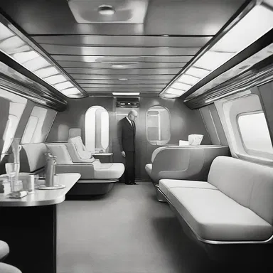 In the futuristic spaceship, the lower-class passengers were crammed into steerage, while the wealthy enjoyed luxurious cabins.