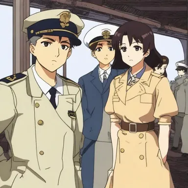 The anime series portrayed the struggles and relationships among a diverse group of characters who met in the steerage section of a transoceanic transport ship.