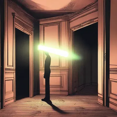 The protagonist entered the abandoned mansion, his flashlight reflecting in the eerie glow of the paraboloid reflector.