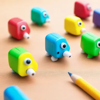 In the magical world of the fantasy story, the pencil sharpener is enchanted and can sharpen pencils to any desired length or shape with a single wave of a wand.