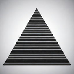 A vector art representation of a singular pyramid built entirely from dots