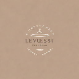 Design a simple, minimalist wordmark for a cafe, 'Everest Coffee', emphasizing clean lines and modern typeface.