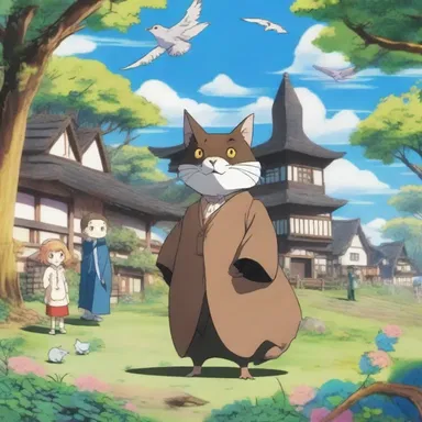 The anime series showcased a fantastical world where anthropomorphic crakes lived peacefully alongside humans.