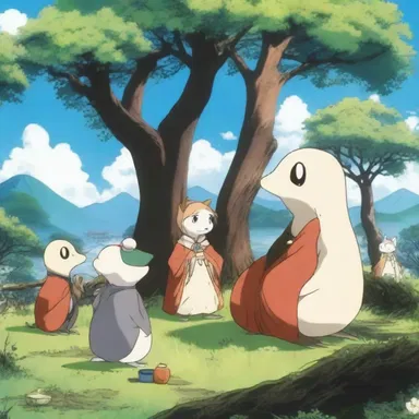 The anime series showcased a fantastical world where anthropomorphic crakes lived peacefully alongside humans.
