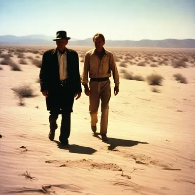 The movie portrayed a desert scene with the intense torridity that left the audience feeling the scorching heat.