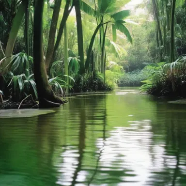 The author skillfully described the torridity of the tropical jungle, making the readers feel the sweltering humidity.