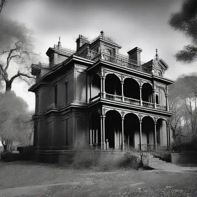 The haunted mansion was a symbol of conservatism, standing for the preservation of dark secrets and the opposition to revealing the truth.