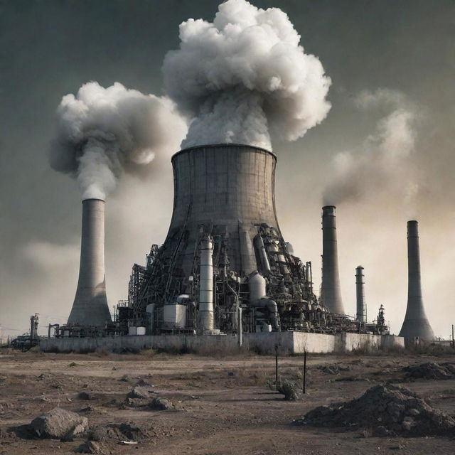 A surreal fusion of war, chemistry, nuclear reactors, and the environment