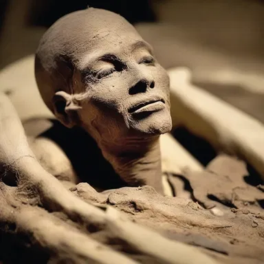 An autoradiograph of an ancient Egyptian mummy revealed fascinating details about the embalming process practiced at that time.