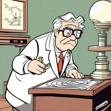 In the cartoon show, the scientist used an autoradiograph to solve the mystery of the stolen treasure.