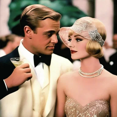 In the novel 'The Great Gatsby', Jay Gatsby continually threw extravagant parties in hopes of attracting Daisy.