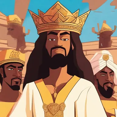 In the animated cartoon, the bey was depicted as a wise and just ruler, protecting his people.