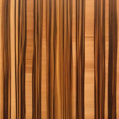Zebrawood has a rich history in furniture making, as it was widely used during the Art Deco era to create luxurious and elegant pieces.