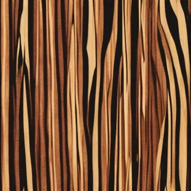 In African mythology, zebrawood is believed to possess protective properties and is often used in rituals and ceremonies to ward off evil spirits.