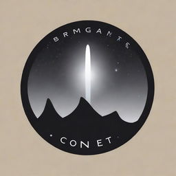 A 'coming soon' design under the logo of a brand named 'Comet' featuring four distinct natural phenomena.