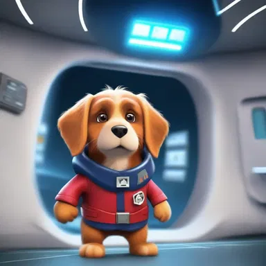 The commander barked gruffly, 'Set the coordinates for warp speed!'