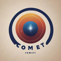 A 'coming soon' design under the logo of a brand named 'Comet' featuring four distinct natural phenomena.