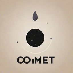 A 'coming soon' design under the logo of a brand named 'Comet', incorporated with four distinct natural phenomena and a distinctive 'coming soon' touch.