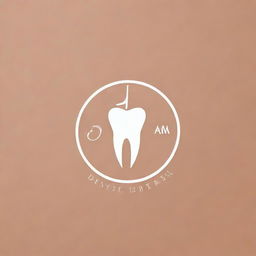 Logo design for a dental clinic named 'Aksu'. Incorporate elements of dentistry such as a tooth or dental tools while maintaining a professional and clean aesthetic.