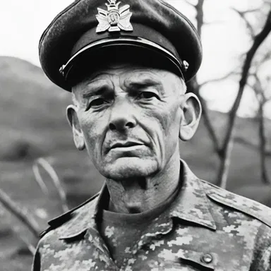 After years of serving in the army, the retired soldier was haunted by the horrors of war.