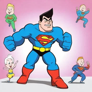 In the cartoon show, the character's excitement caused a surge of norepinephrine, giving them superhuman strength.
